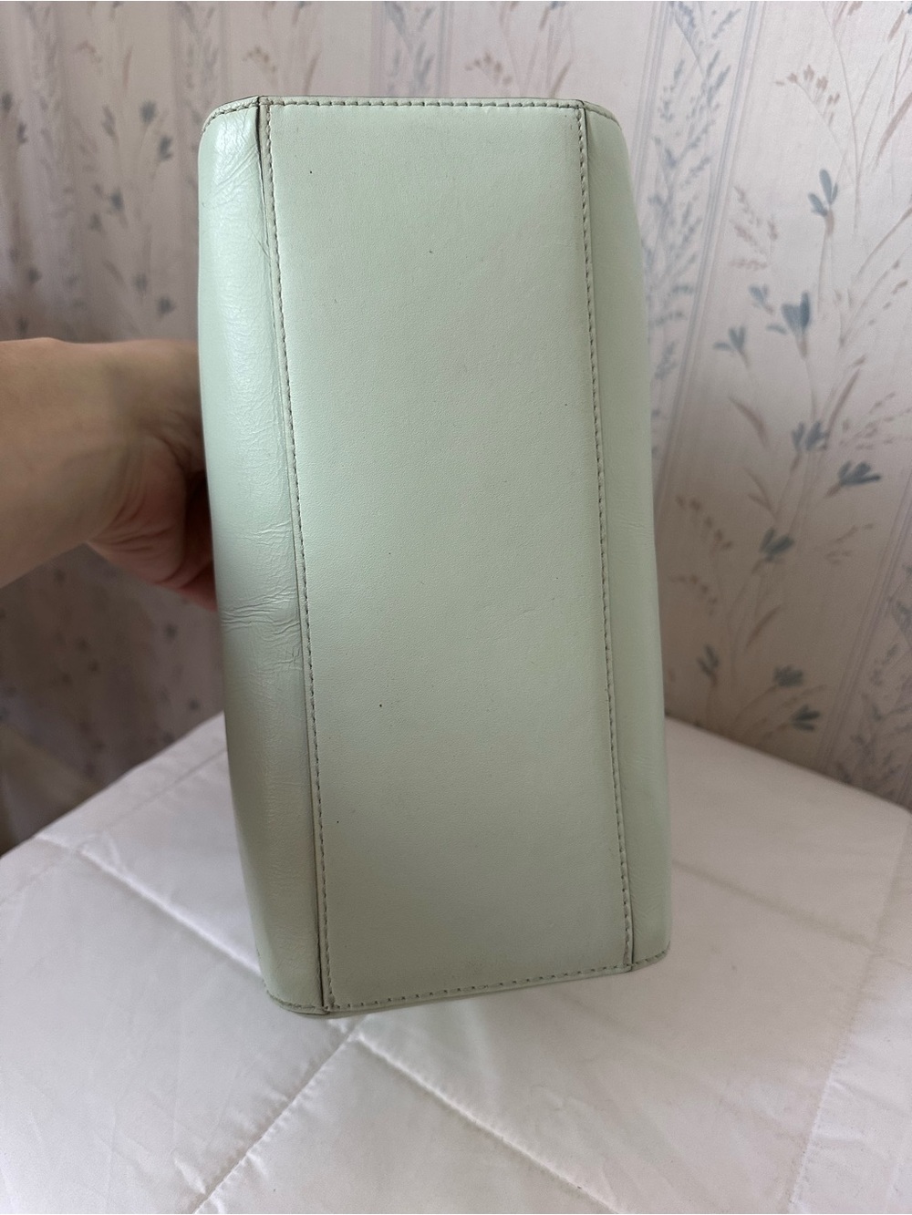 Kate Spade Mint Green Leather Satchel - Picture 8 of 16